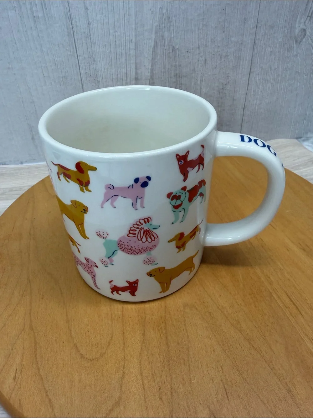 Parker Lane ~ Dog Person Ceramic Mug - Colorful Dog Illustrations Dog Lover